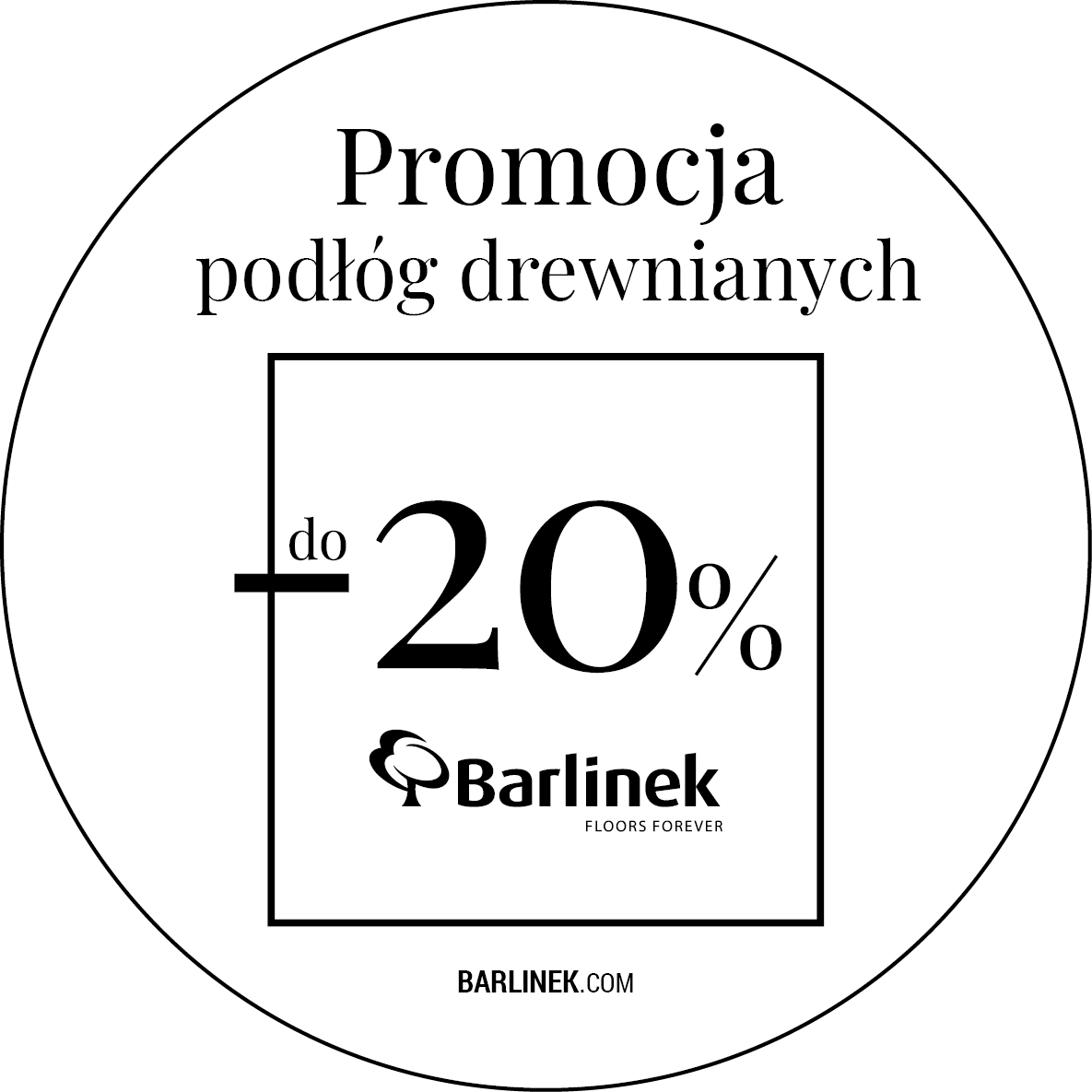 Promocja na podłogi Barlinka 20%