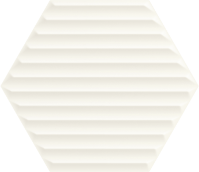 Płytki Woodskin Bianco Heksagon Struktura B Ściana