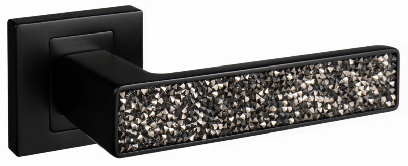 KLAMKA CONCEPT KCK B00/BLACK GLAMOUR ROZETA KW. CHR./GLAMOUR