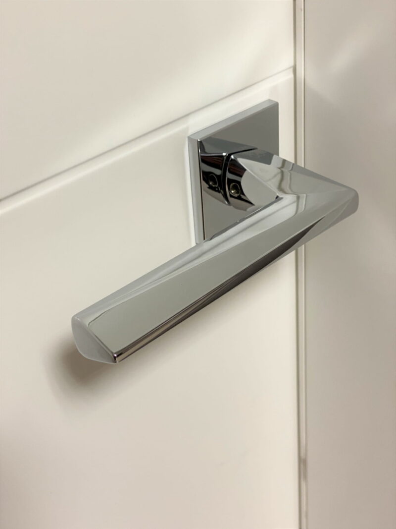 KLAMKA DIAMOND FIT KDF 700 ROZETA KWADRAT CHROM - obrazek 2