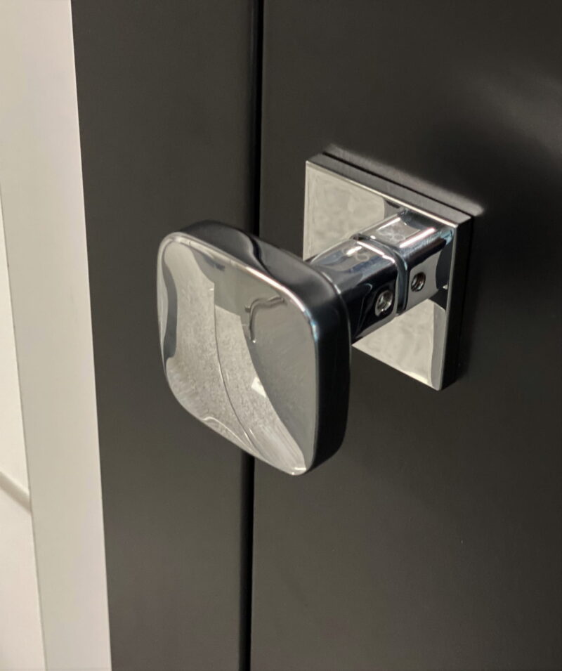 GAŁKA KWADRAT RUCHOMA GKZ 700P PRAWA CHROM - obrazek 3