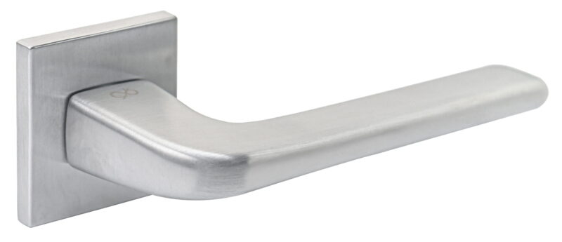 KLAMKA SOLO FIT KSO M700 ROZETA KWADRAT CHROM-MAT