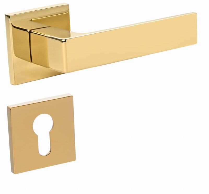 KLAMKA APOLLO FIT KAF G00 ROZETA KW. ZŁOTY - obrazek 4