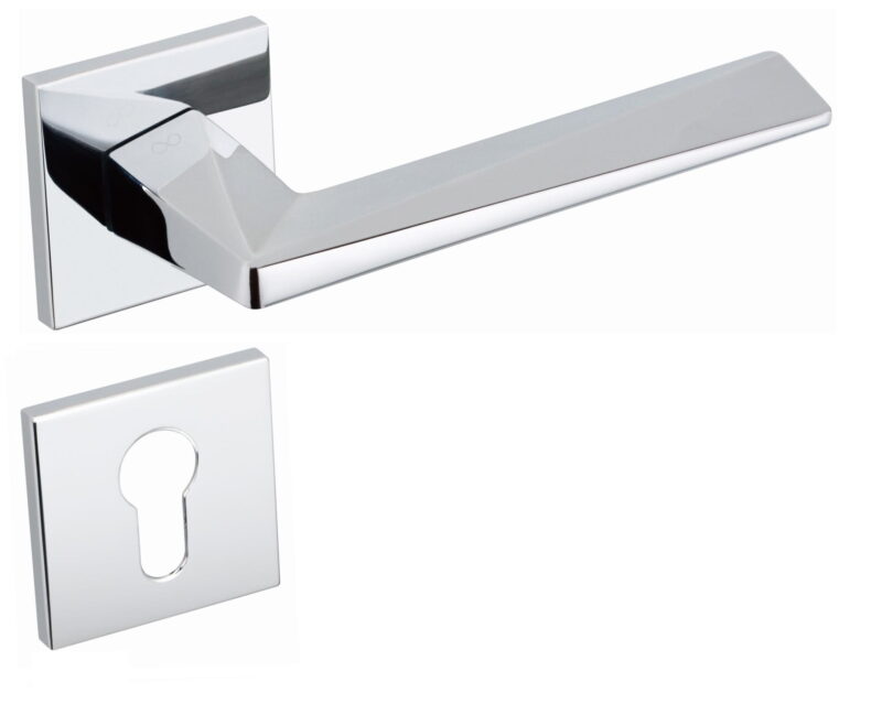 KLAMKA DIAMOND FIT KDF 700 ROZETA KWADRAT CHROM - obrazek 5
