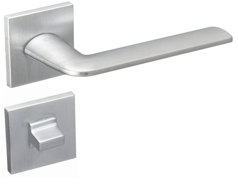 KLAMKA STINGER KSR M700 ROZETA KWADRAT CHROM-MAT - obrazek 3