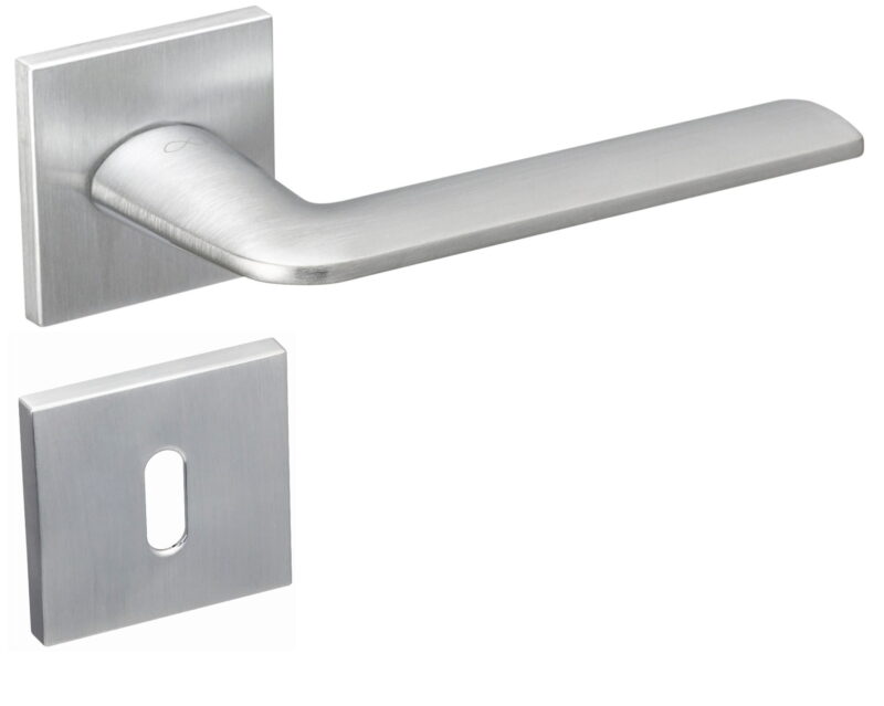 KLAMKA STINGER KSR M700 ROZETA KWADRAT CHROM-MAT - obrazek 4