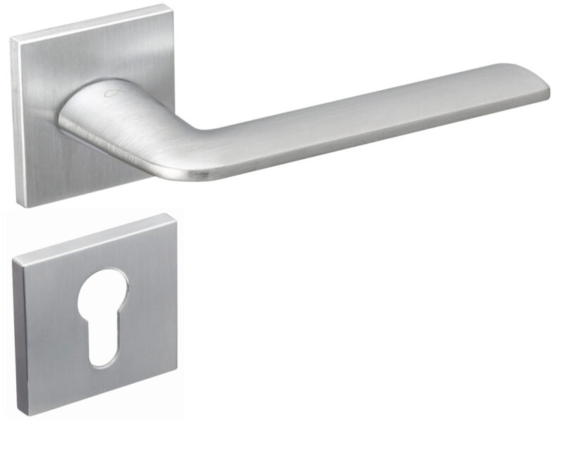KLAMKA STINGER KSR M700 ROZETA KWADRAT CHROM-MAT - obrazek 5