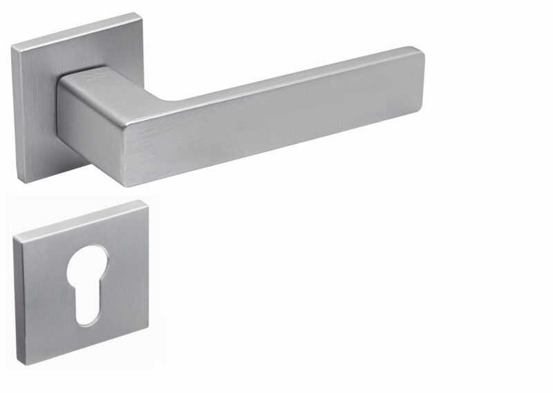 KLAMKA CAVO FIT KVO M700 ROZETA KWADRAT CHROM-MAT - obrazek 4