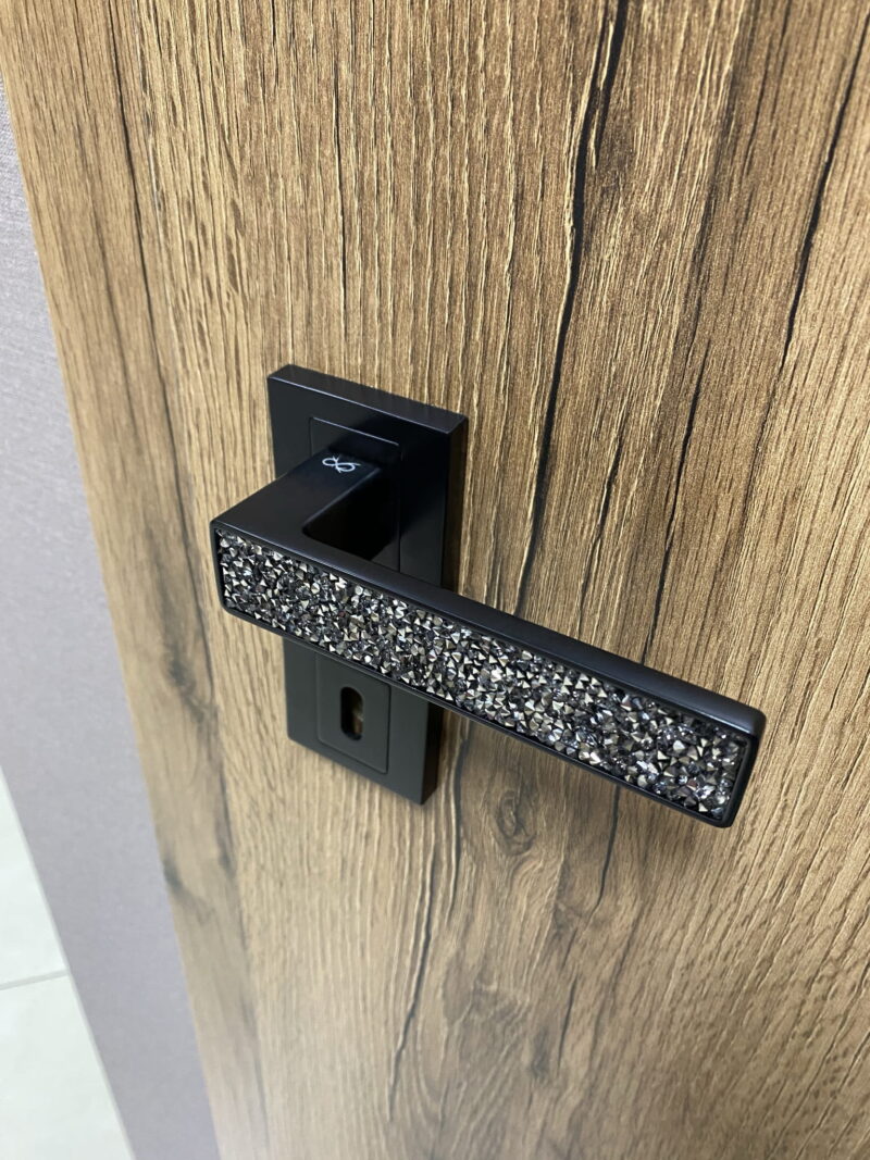 KLAMKA CONCEPT KCK B00/BLACK GLAMOUR ROZETA KW. CHR./GLAMOUR - obrazek 5