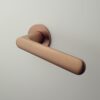 Klamka APRILE ARIA ROZETA R SUPER SLIM 5MM PN PVD - miedziany PVD