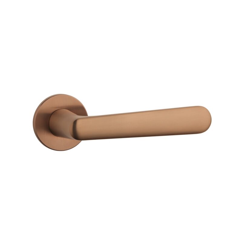 Klamka APRILE ARIA ROZETA R SUPER SLIM 5MM PN PVD - miedziany PVD - obrazek 3