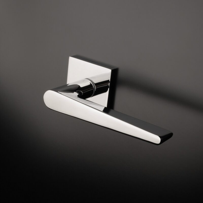 Klamka APRILE ARNICA ROZETA Q SLIM 7MM CP - chrom polerowany - obrazek 2
