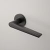 Klamka APRILE ARNICA ROZETA R SLIM 7MM BLACK - czarny matowy