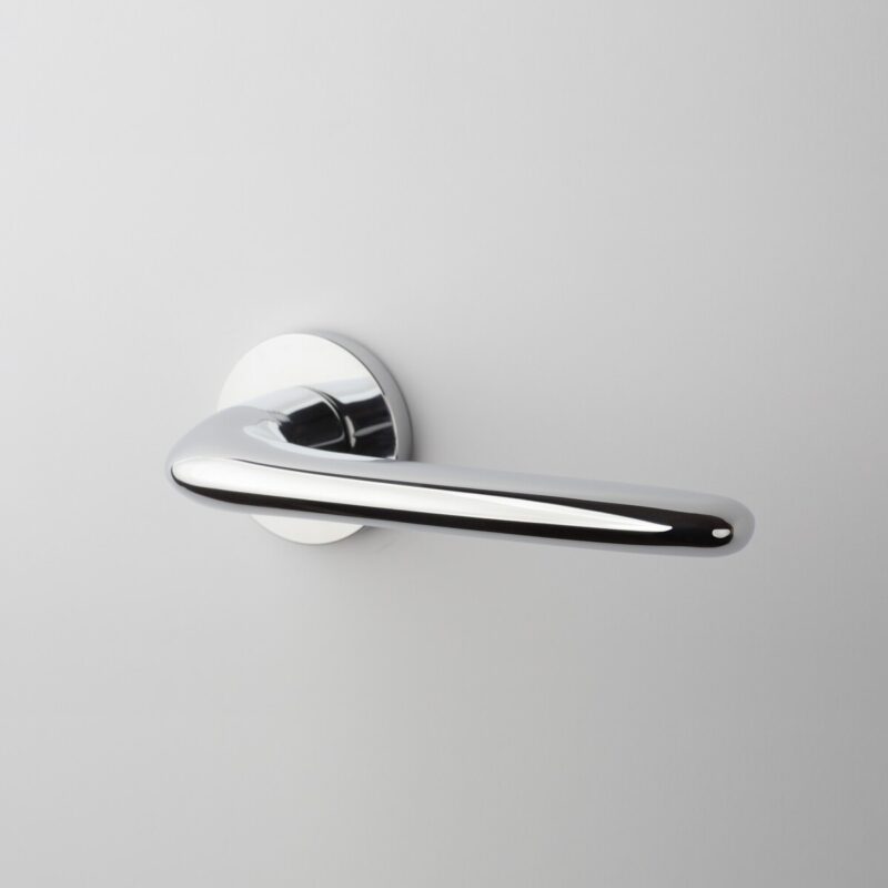 Klamka APRILE AZALIA ROZETA R SLIM 7MM LC - chrom polerowany