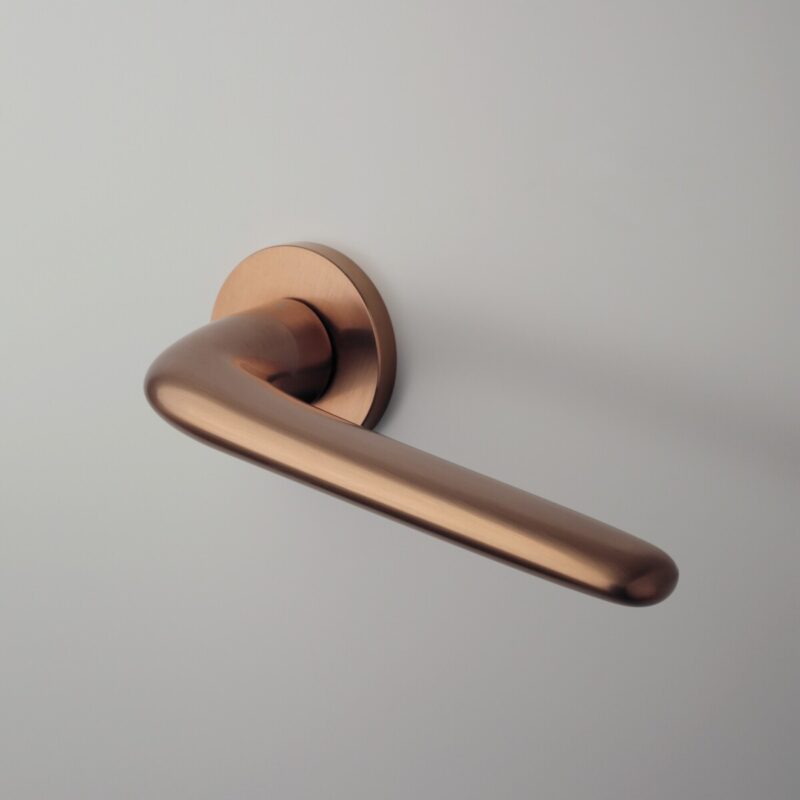 Klamka APRILE AZALIA ROZETA R SLIM 7MM PN PVD - miedziany PVD - obrazek 4