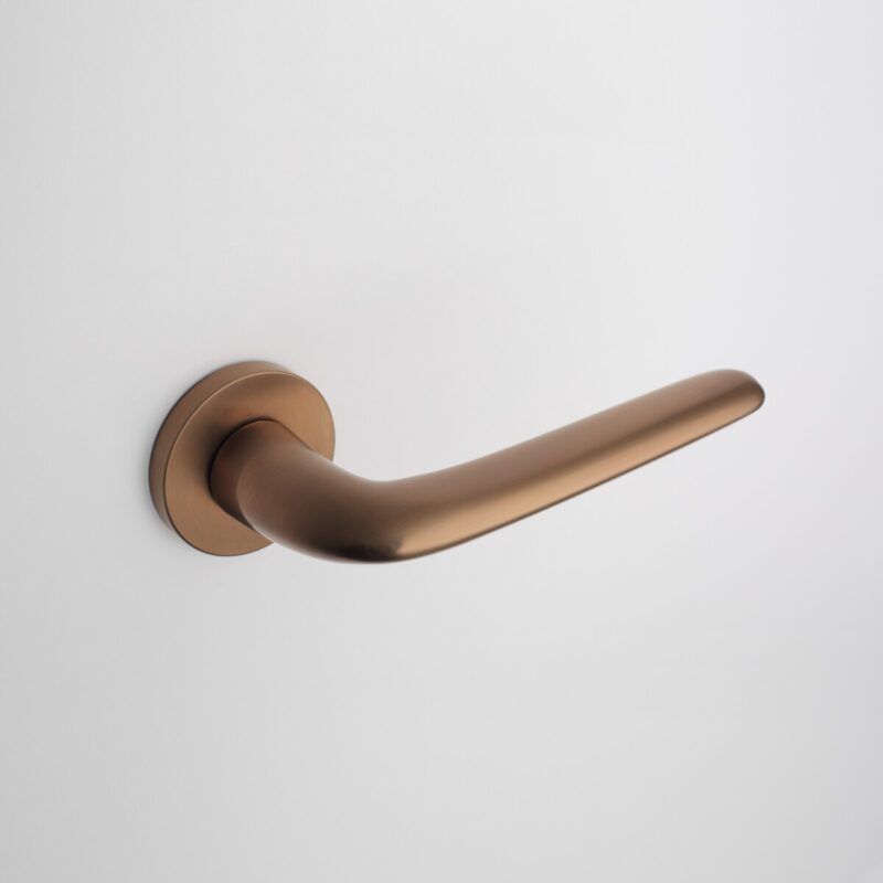Klamka APRILE AZALIA ROZETA R SLIM 7MM PN PVD - miedziany PVD - obrazek 3