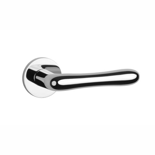 Klamka APRILE CYNIA ROZETA R SLIM 7MM CP - chrom polerowany