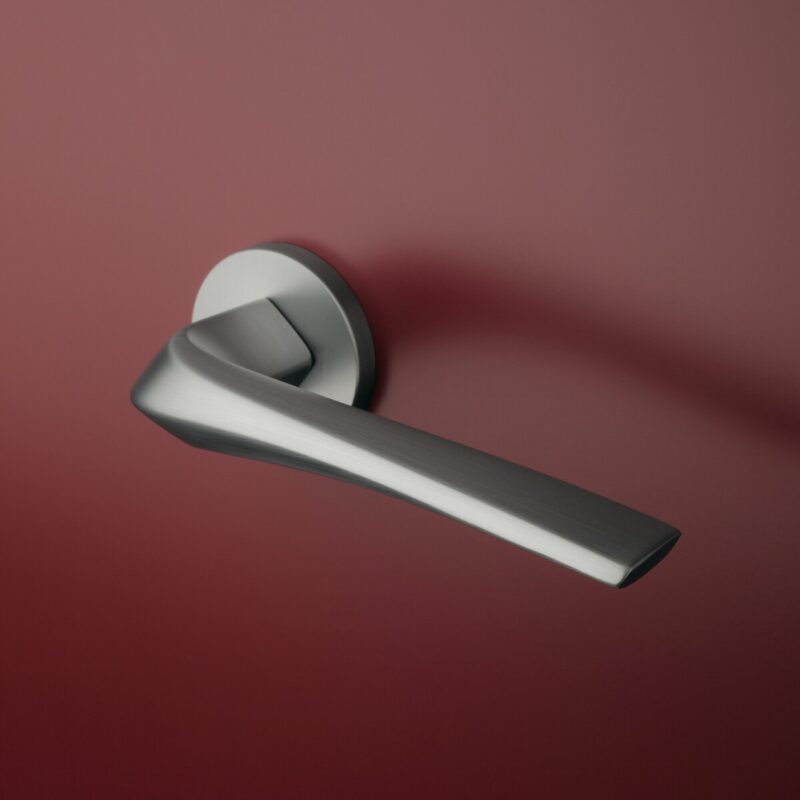Klamka APRILE DALIA ROZETA R SLIM 7MM SC - chrom satynowy - obrazek 4