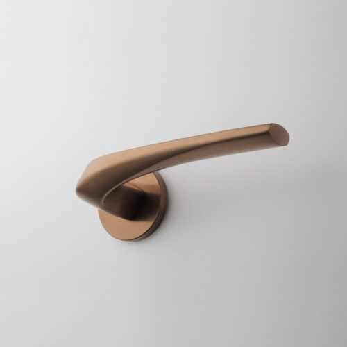 Klamka APRILE DALIA ROZETA R SLIM 7MM PN PVD - miedziany PVD