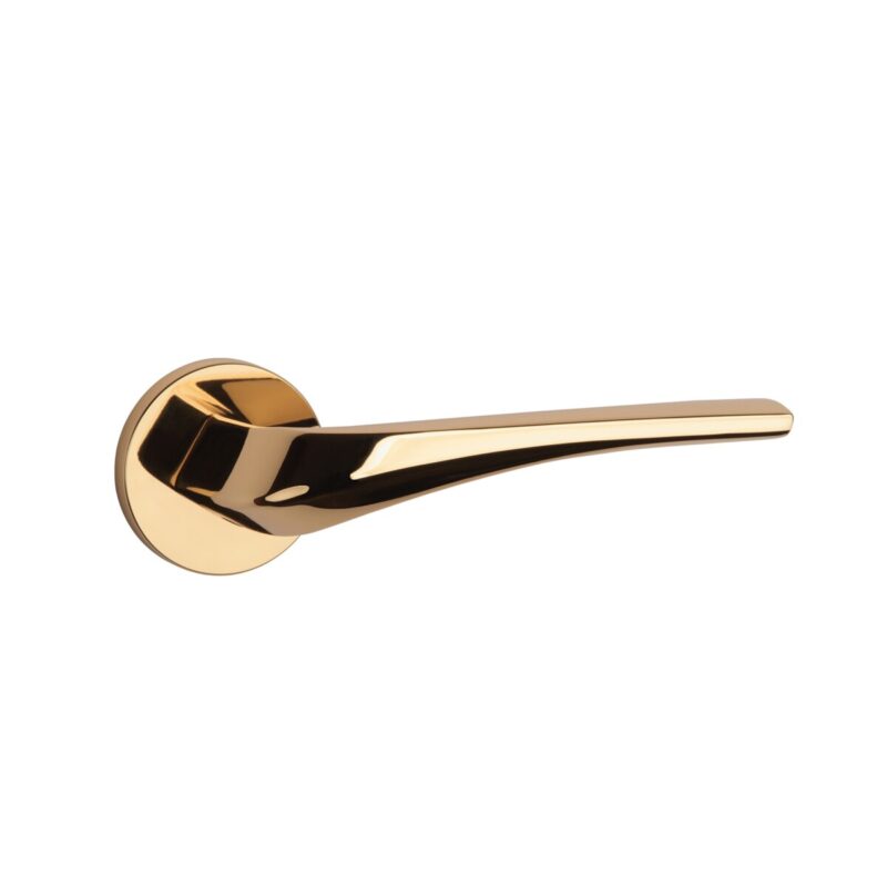 Klamka APRILE DALIA ROZETA R SLIM 7MM LG - złoty polerowany - obrazek 4