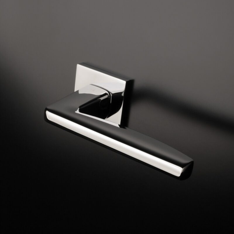 Klamka APRILE ERBA ROZETA Q SLIM 7MM CP - chrom polerowany - obrazek 3