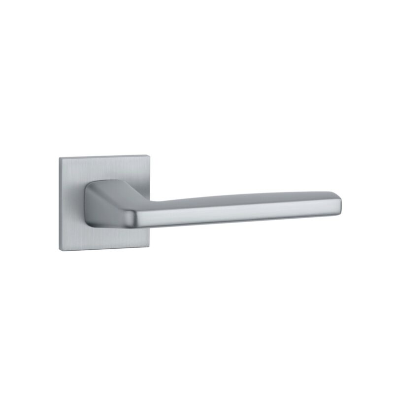 Klamka APRILE ERBA ROZETA Q SLIM 7MM MSC - chrom satynowy