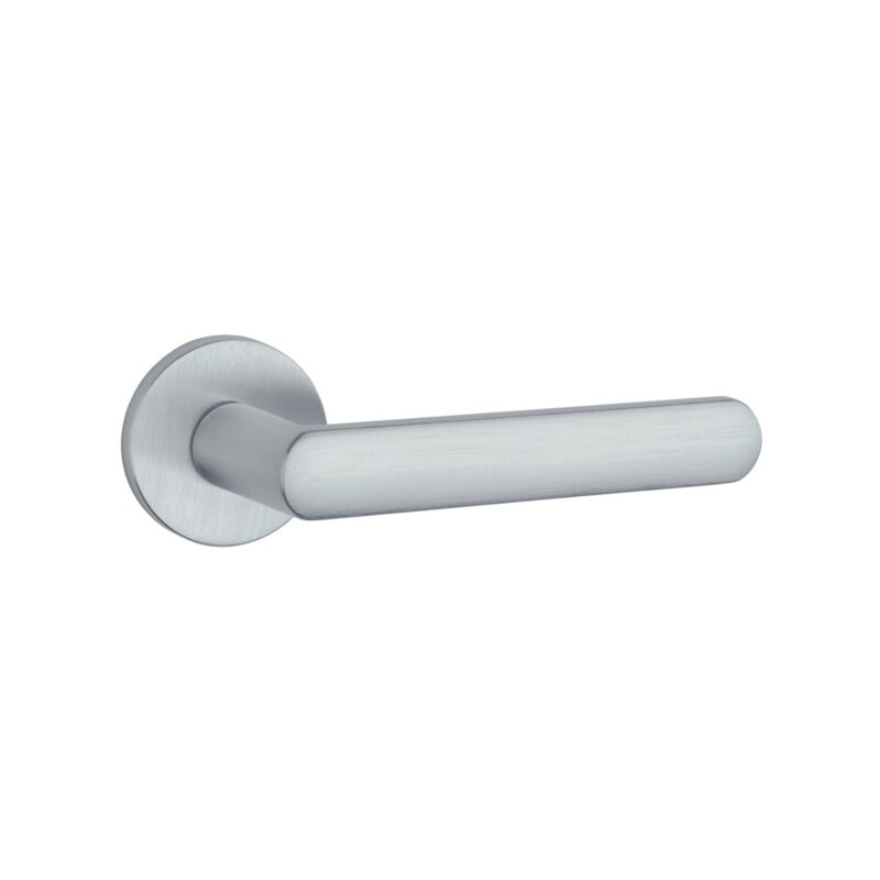 Klamka APRILE FRAGOLA ROZETA R SLIM 7MM MSC - chrom satynowy