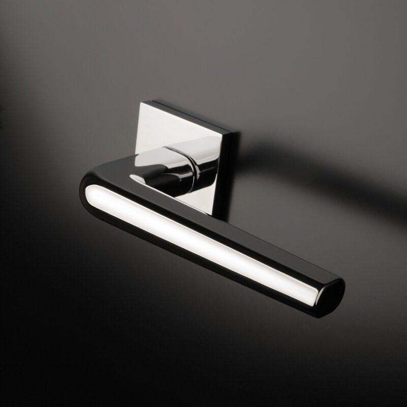 Klamka APRILE FUNKIA ROZETA Q SLIM 7MM CP - chrom polerowany - obrazek 3