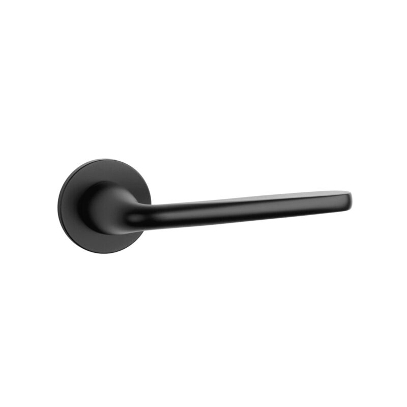 Klamka APRILE HIACYNTA ROZETA R SUPER SLIM 5MM BK - czarny matowy - obrazek 3