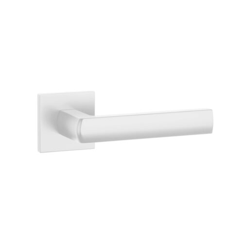 Klamka APRILE HOSTA ROZETA Q SLIM 7MM WHITE - biały matowy