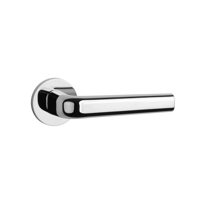 Klamka APRILE INULA ROZETA R SLIM 7MM CP - chrom polerowany - obrazek 3