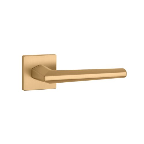 Klamka APRILE JASMINA ROZETA Q SLIM 7MM KG - złoty matowy