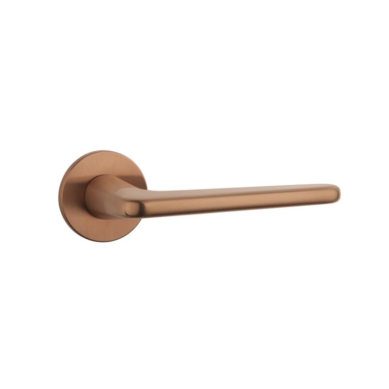 Klamka APRILE LIRA ROZETA R SUPER SLIM 5MM PN PVD - miedziany PVD - obrazek 3