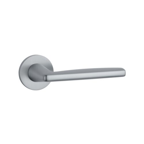 Klamka APRILE LUNA ROZETA R SLIM 7MM MSC - chrom satynowy