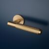 Klamka APRILE MOLINIA ROZETA R SLIM 7MM GOLD SATIN - złoty matowy - obrazek 3
