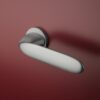Klamka APRILE PEONIA ROZETA R SLIM 7MM SC - chrom satynowy - obrazek 3