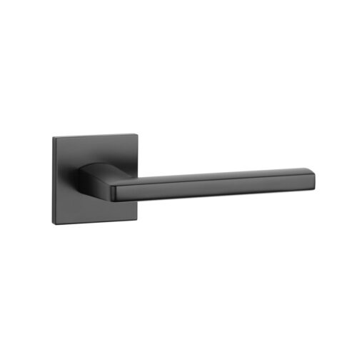 Klamka APRILE PYROLA ROZETA Q SLIM 7MM BLACK - czarny matowy
