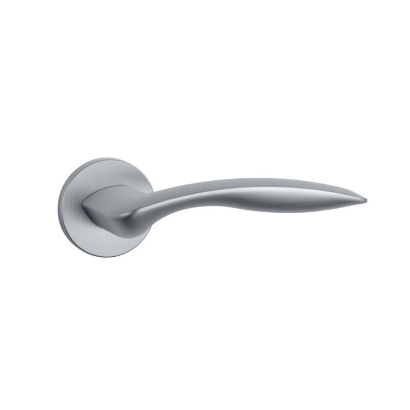 Klamka APRILE ROBINIA ROZETA R SLIM 7MM SC - chrom satynowy