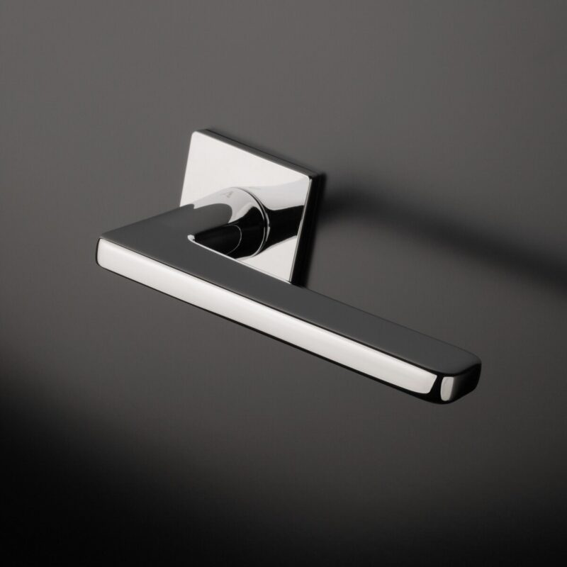 Klamka APRILE SETIA ROZETA Q SUPER SLIM 5MM LC - chrom polerowany - obrazek 3