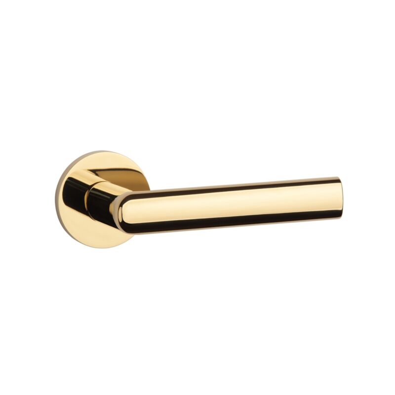 Klamka APRILE SILENA ROZETA R SLIM 7MM GOLD PVD - złoty polerowany PVD - obrazek 2