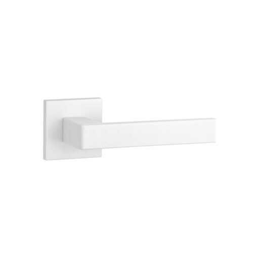 Klamka APRILE SULLA ROZETA Q SLIM 7MM WHITE - biały matowy