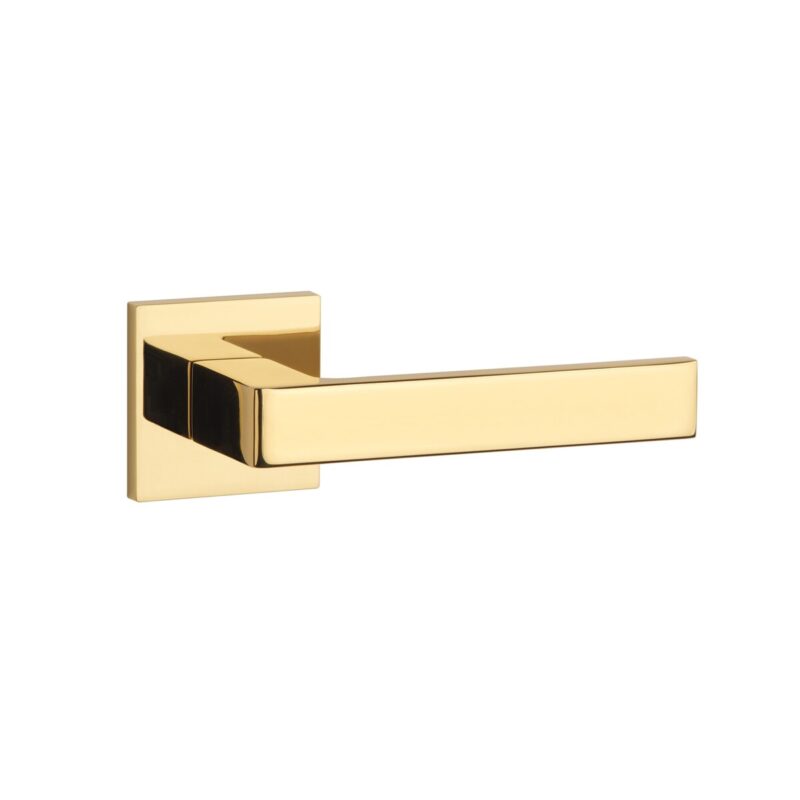 Klamka APRILE SULLA ROZETA Q SLIM 7MM GOLD PVD - złoty polerowany PVD