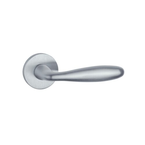 Klamka APRILE VERBENA ROZETA R SLIM 7MM MSC - chrom satynowy