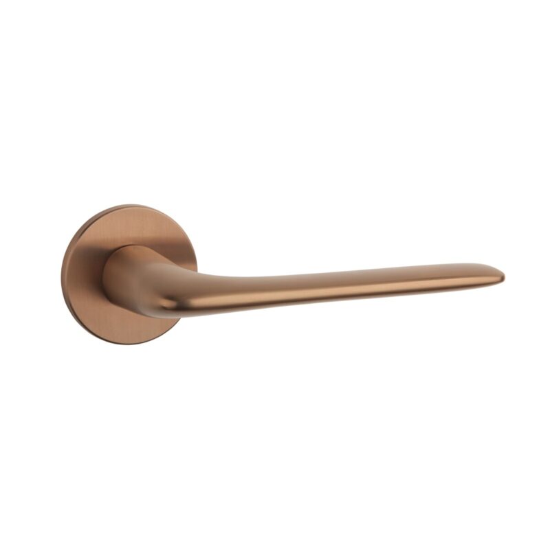 Klamka APRILE VIOLA ROZETA R SUPER SLIM 5MM PN PVD - miedziany PVD