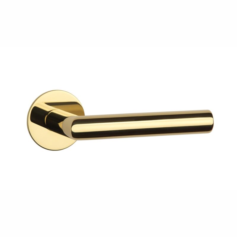 Klamka STERK OVAL 1750 ROZETA ULTRA SLIM 3MM PVD Gold - złoty polerowany PVD