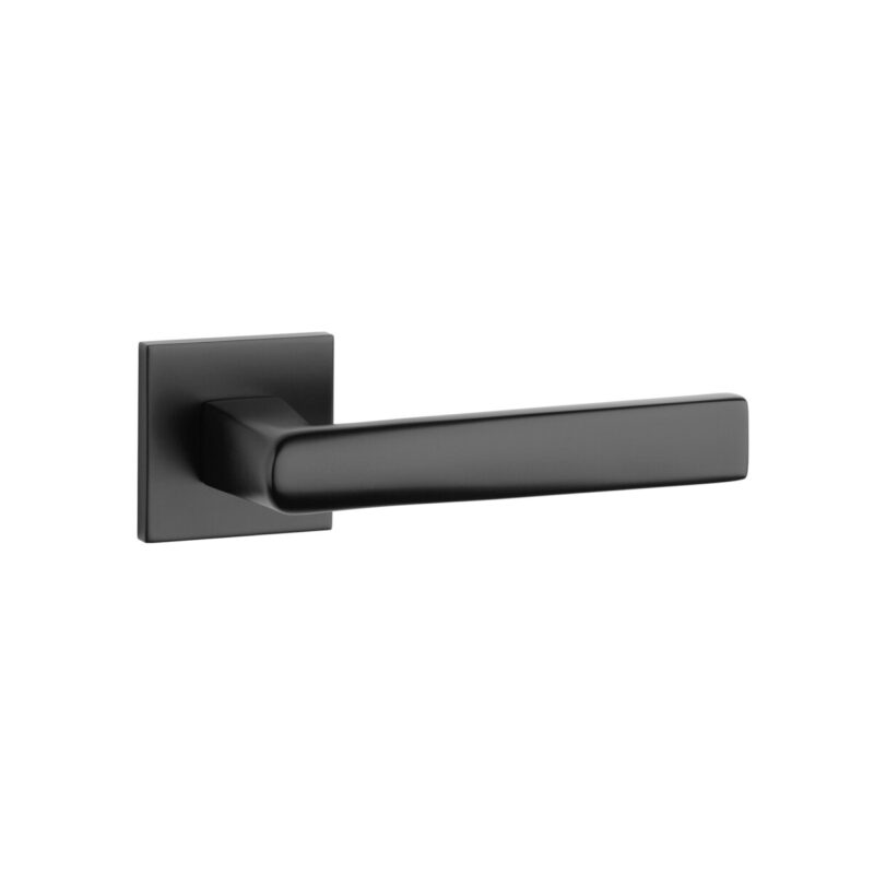 Klamka STILE ADANA ROZETA Q SLIM 7MM BLACK - czarny matowy