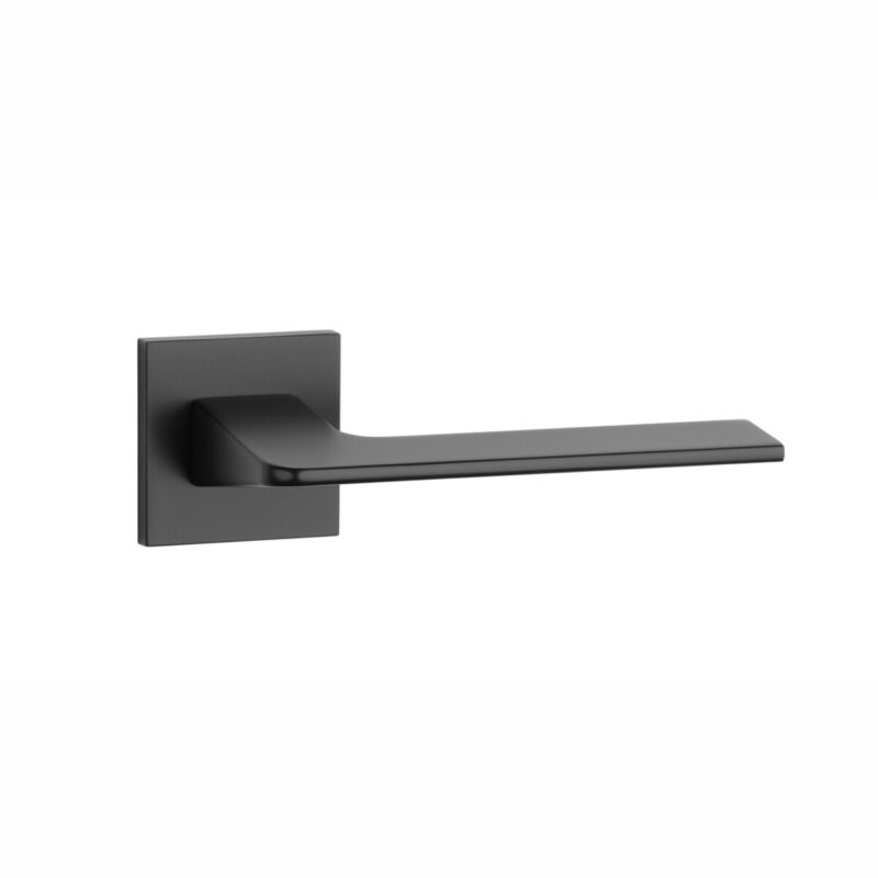 Klamka STILE OMA ROZETA Q SLIM 7MM BLACK - czarny matowy