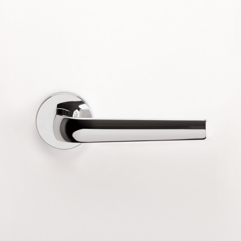 Klamka STILE TULSA ROZETA R SLIM 7MM LC - chrom polerowany - obrazek 2